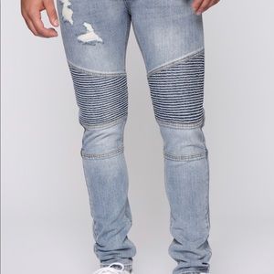 Men’s Moto Skinny Jeans